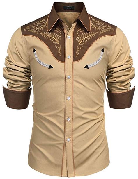 mens western shirts amazon|amazon cowboy shirts for men.